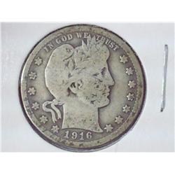1916-D Barber Quarter