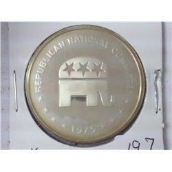 1975 Gerald Ford Sterling Round