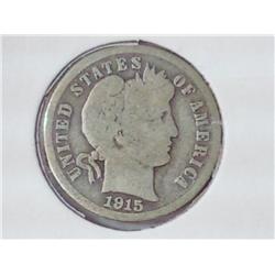 1915 Barber Dime