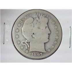 1897-S Barber Half Dollar (Key Date)
