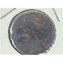 1865 Indian Head Cent (Corroded)