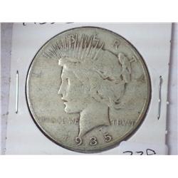 1935-S Peace Silver Dollar