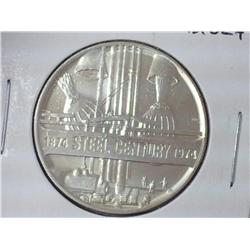 Steel Century 1/2+ Oz Silver Token (UNC)