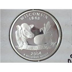 2004-S Silver Wisconsin Quarter (Proof)