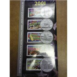 US Mint/USPS 50 State Quarters Greeting From