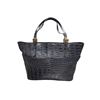 Image 1 : Custom Matte Black Alligator Purse