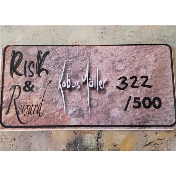 One-of-a-kind "Risk & Reward" Art Book by Kobus Möller