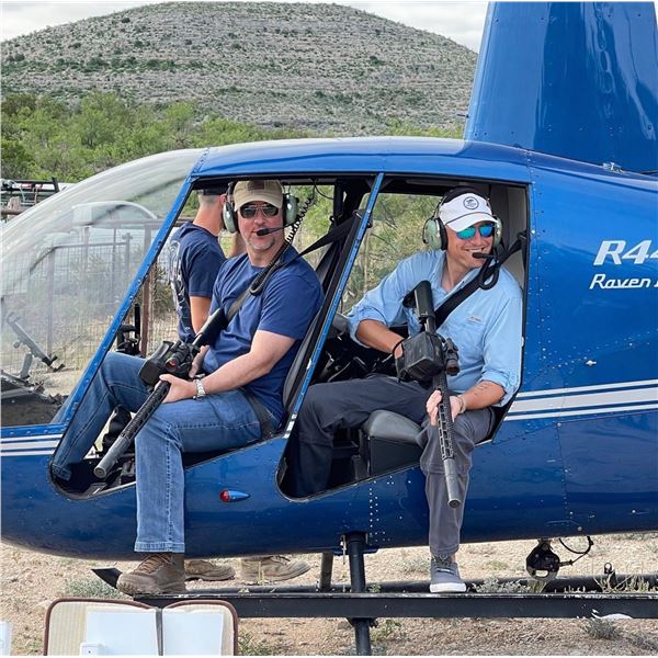 Texas Helicopter Hog Hunt for Two Hunters