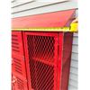 Image 11 : RED METAL INDUSTRIAL SCHOOL LOCKERS