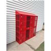 Image 2 : RED METAL INDUSTRIAL SCHOOL LOCKERS