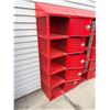 Image 6 : RED METAL INDUSTRIAL SCHOOL LOCKERS