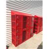 Image 2 : RED METAL INDUSTRIAL SCHOOL LOCKERS