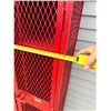 Image 8 : RED METAL INDUSTRIAL SCHOOL LOCKERS