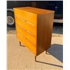 Image 2 : MID-CENTURY MODERN SOLID WOOD 5-DRAWER DRESSER