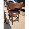Image 3 : SWIVEL BARSTOOLS WITH BACK REST, PAIR