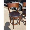 Image 8 : SWIVEL BARSTOOLS WITH BACK REST, PAIR