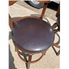 Image 9 : SWIVEL BARSTOOLS WITH BACK REST, PAIR
