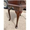 Image 12 : VINTAGE CHERRY QUEEN ANNE STYLE SILVERWARE/JEWELRY CHEST