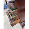 Image 5 : VINTAGE CHERRY QUEEN ANNE STYLE SILVERWARE/JEWELRY CHEST