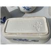Image 10 : PFALTZGRAFF YORKTOWNE BLUE AND WHITE STONEWARE DISHES