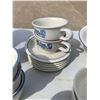 Image 12 : PFALTZGRAFF YORKTOWNE BLUE AND WHITE STONEWARE DISHES