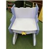 Image 15 : PURPLE FANTASY FIELDS WIZARD AND OUTER SPACE THEMED TOY CHEST AND CHILD'S ROCKING CHAIR