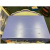 Image 5 : PURPLE FANTASY FIELDS WIZARD AND OUTER SPACE THEMED TOY CHEST AND CHILD'S ROCKING CHAIR