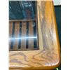 Image 7 : VINTAGE SIDE TABLE FEATURING A SMOKED GLASS TOP
