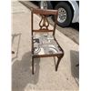 Image 2 : CHAIR, BENCH, AND QUILT RACK