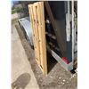 Image 15 : FOLDING BOOKCASE AND WOODEN STOOL