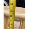 Image 5 : FOLDING BOOKCASE AND WOODEN STOOL