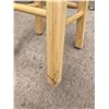 Image 7 : FOLDING BOOKCASE AND WOODEN STOOL