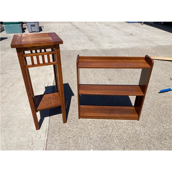 STAND AND BOOKSHELF