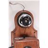 Image 3 : Vintage wood-cased Strowger Automatic electric telephone circa 1910 features numbers up to 16