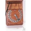 Image 4 : Vintage wood-cased Strowger Automatic electric telephone circa 1910 features numbers up to 16