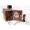 Image 5 : Automatic Electric Company oak cased wall phone circa 1910