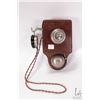 Image 1 : Vintage unmarked wall phone circa late 1800's