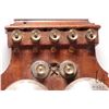 Image 5 : Antique Danish wall phone by JYDSK Telefon Aktieselskab with wooden cabinet, all original parts