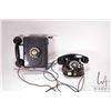 Image 1 : 2 Vintage phones including a vintage FTR Kettle Bell Bakelite phone model RTT 56, and a Western Elec