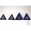 Image 1 : Four Swarovski Crystal collectible snowflakes including 1998, 2000, 2002 and 2006
