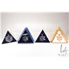 Image 1 : Four Swarovski Crystal collectible snowflakes including 1999, 2000, 2011 20th Anniversary and a 2010
