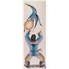 Image 1 : Jacoposie Tiglik, framed limited edtion stencil print titled "Calling for the Birds", pencil signed 