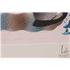 Image 4 : Jacoposie Tiglik, framed limited edtion stencil print titled "Calling for the Birds", pencil signed 