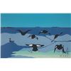Image 1 : Emil Rosing, framed artist proof lithograph titled " Birds", pencil signed by artist, A 17, overall 