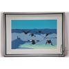 Image 2 : Emil Rosing, framed artist proof lithograph titled " Birds", pencil signed by artist, A 17, overall 