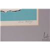 Image 3 : Emil Rosing, framed artist proof lithograph of a seal hunting party, pencil signed by artist, A 17, 