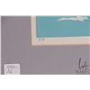 Image 4 : Emil Rosing, framed artist proof lithograph of a seal hunting party, pencil signed by artist, A 17, 