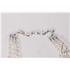 Image 4 : Pair of signed Sherman Austrian crystal earrings plus two unsigned beaded crystal necklaces includin