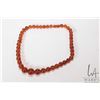Image 1 : Vintage beaded Baltic amber/ or amber like necklace, 22" in length