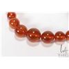 Image 2 : Vintage beaded Baltic amber/ or amber like necklace, 22" in length